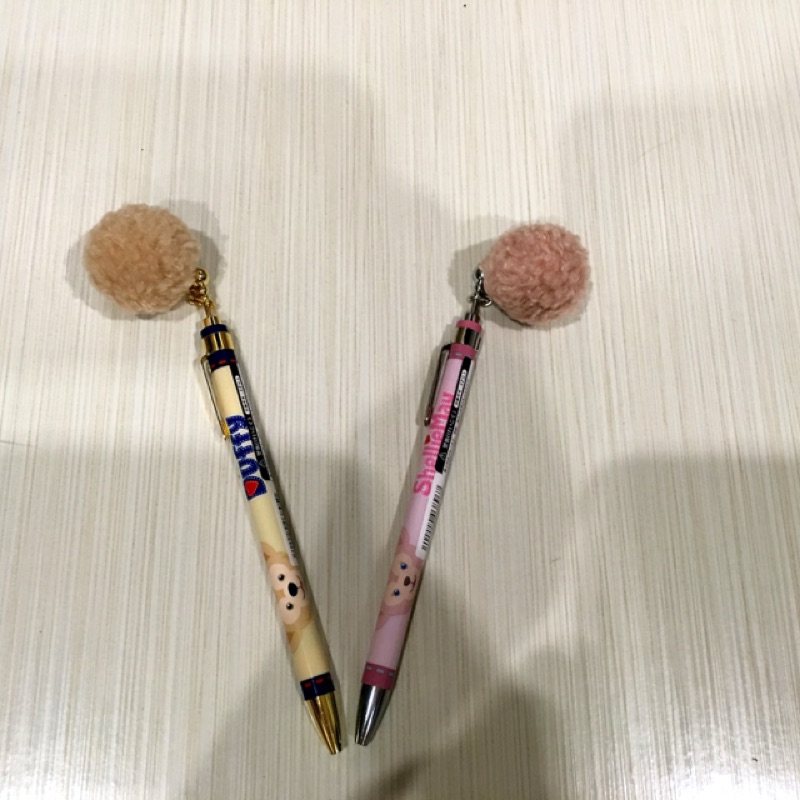 「全新現貨」2016 新品東京海洋迪士尼毛毛球達菲及雪莉梅筆