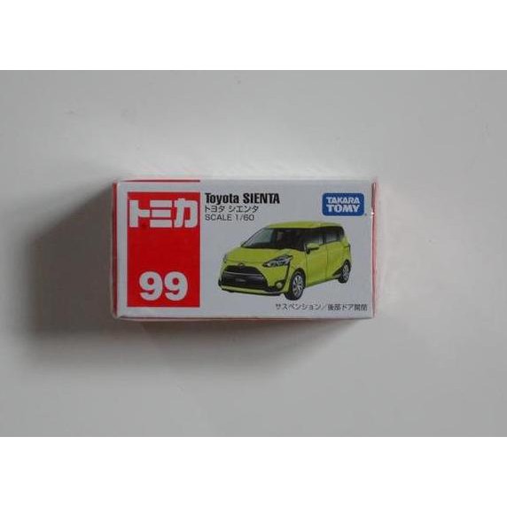 TAKARA TOMY TOMICA 99 Toyota SIENTA 多美小汽車 火柴盒小汽車