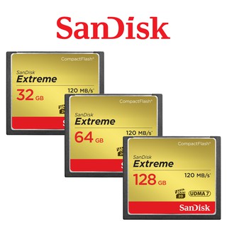 【sandisk】128g 64g 32g extreme cf 記憶卡 讀120m 寫85m compactflash