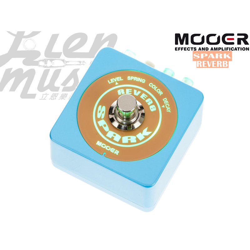 『立恩樂器 效果器專賣』免運優惠 Mooer Spark Reverb 單顆 效果器 MREV-SRV