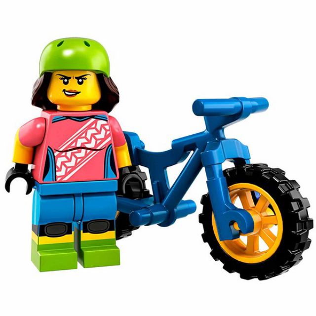 **LEGO** 全新未拆 正版樂高71025 第19代人偶包 no.16 越野自行車女孩 現貨