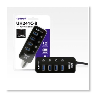 Uptech登昌恆 UH241C-B 4+1-Port USB 3.0 Hub集線器
