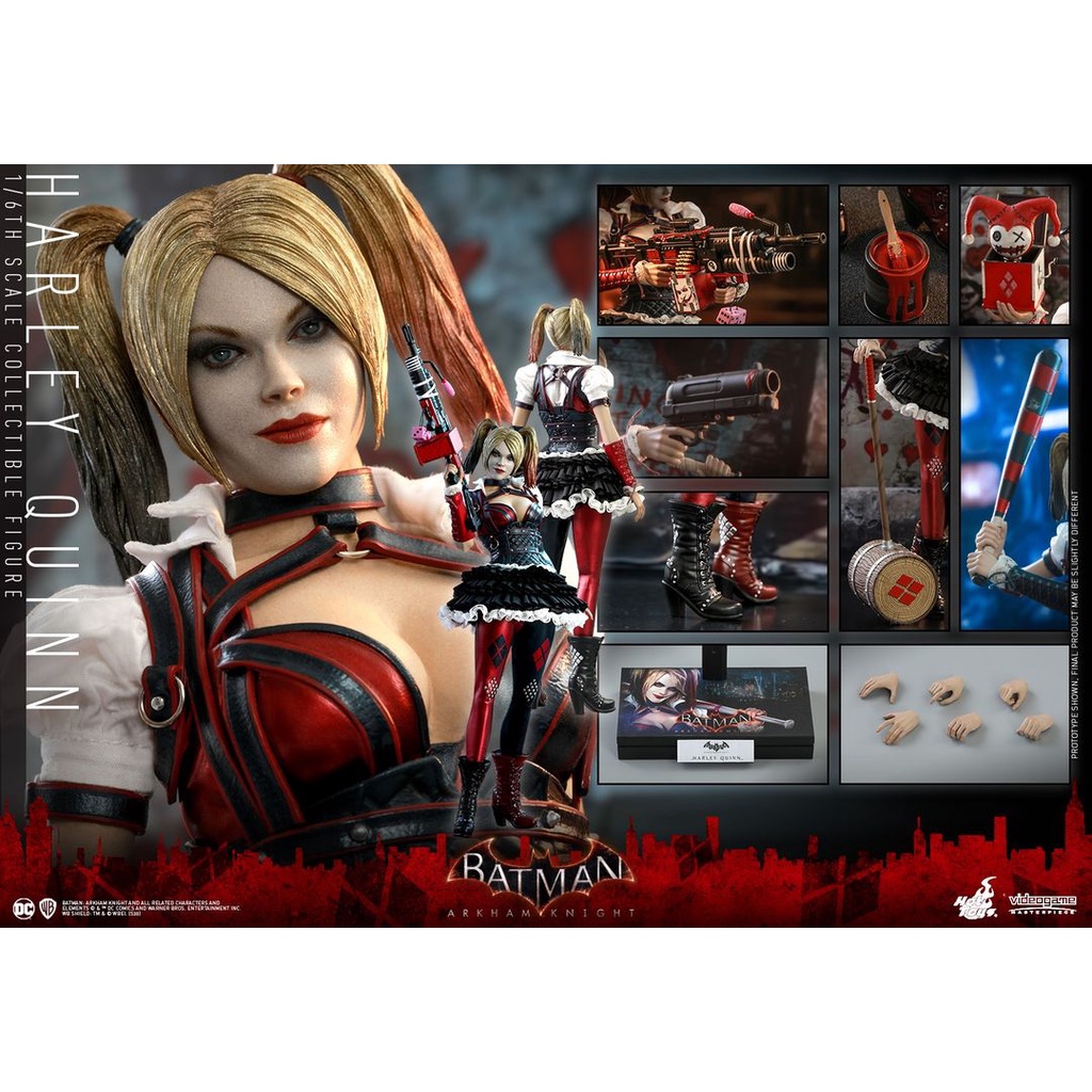 野獸國 Hot Toys  VGM41 蝙蝠俠 阿卡漢騎士 DC 小丑女 哈莉奎茵 Harley Quinn