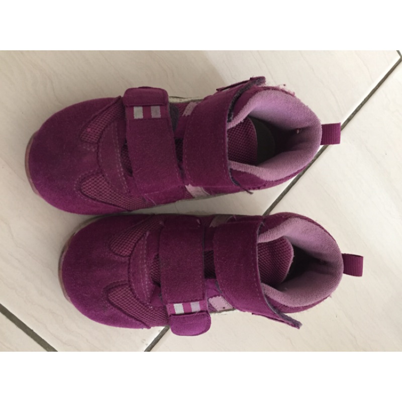 亞瑟士 二手 紫色 女童鞋