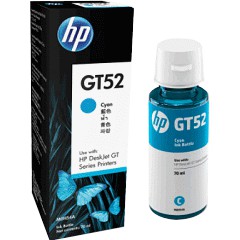 HP GT52 藍色【免運+有發票】原廠填充墨水( M0H54AA)