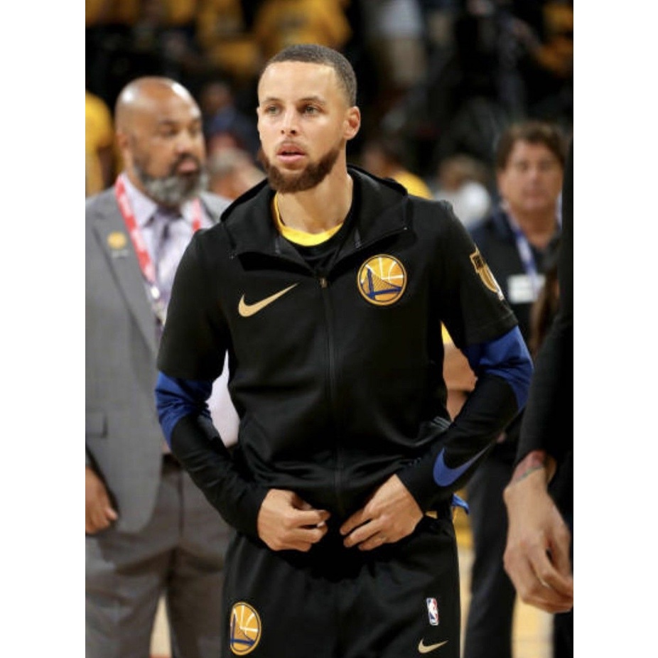 nba therma flex showtime hoodie 勇士 curry 2018冠軍賽 球衣 短袖 外套 帽T