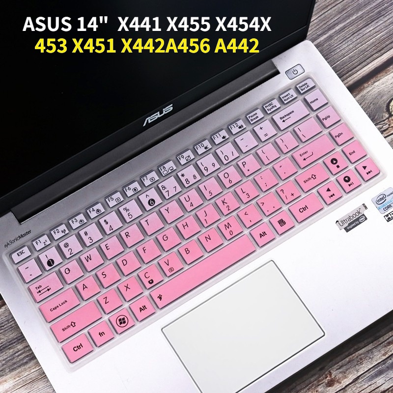 Srocking 華碩鍵盤保護套 14 英寸 Asus X455L X454L X453M X451M A456U A4