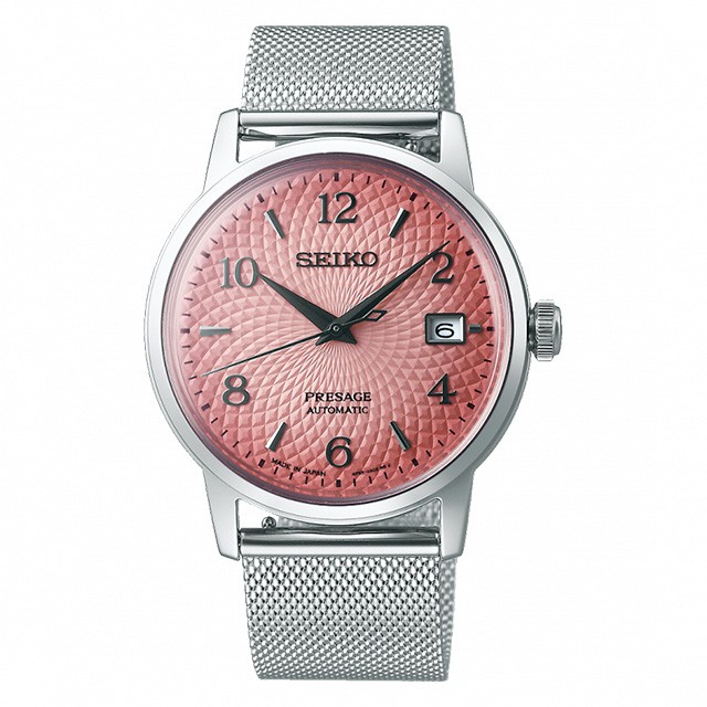 SEIKO 精工 PRESAGE米蘭帶調酒師系列機械腕錶38.5mm (SRPE47J1)4R35-04C0P