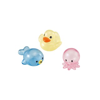 Toyroyal 樂雅 洗澡玩具/海邊玩具/戲水玩具-透明軟膠動物組