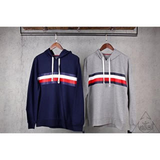 【HYDRA】Tommy Hilfiger Stripe Hoodie 條紋 連帽 帽T 藍 灰【TH04】