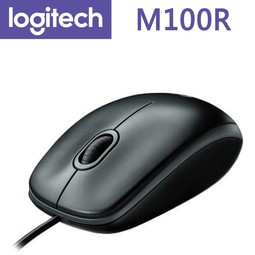 Logitech 羅技 M100R 有線滑鼠 / 光學滑鼠 / USB / 1000dpi