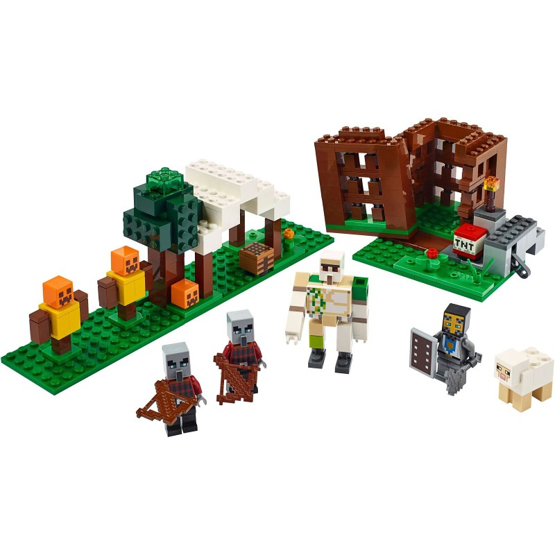 樂go 現貨lego 樂高 掠奪者前哨站minecraft 創世神當個創世神系列原廠正版 蝦皮購物