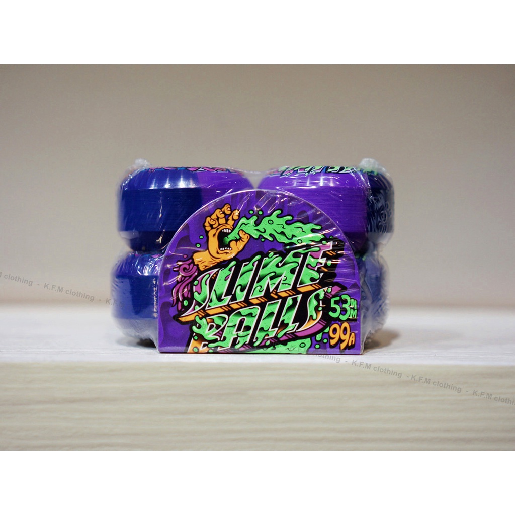 K.F.M 2 Slime Balls Greetings Speed 53mm 99a 滑板輪 硬輪 美國進口 黑紫