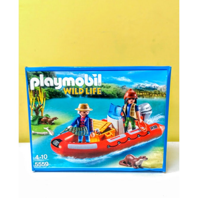 PLAYMOBIL 5559 Wild Life Schlauchboot mit Wilderern  Neu OVP 