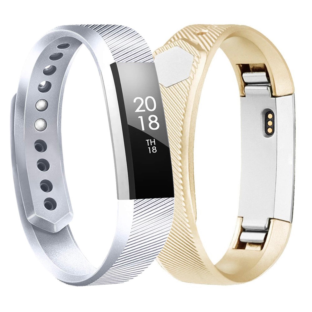 Fitbit Alta 錶帶 矽膠錶帶 Alta hr 純色替換錶帶 智能手錶腕帶 防水防汗錶帶 運動手環錶帶