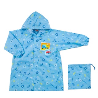 【S0651】現貨 兒童藍色卡車雨衣(有收納袋) (藍色)110公分