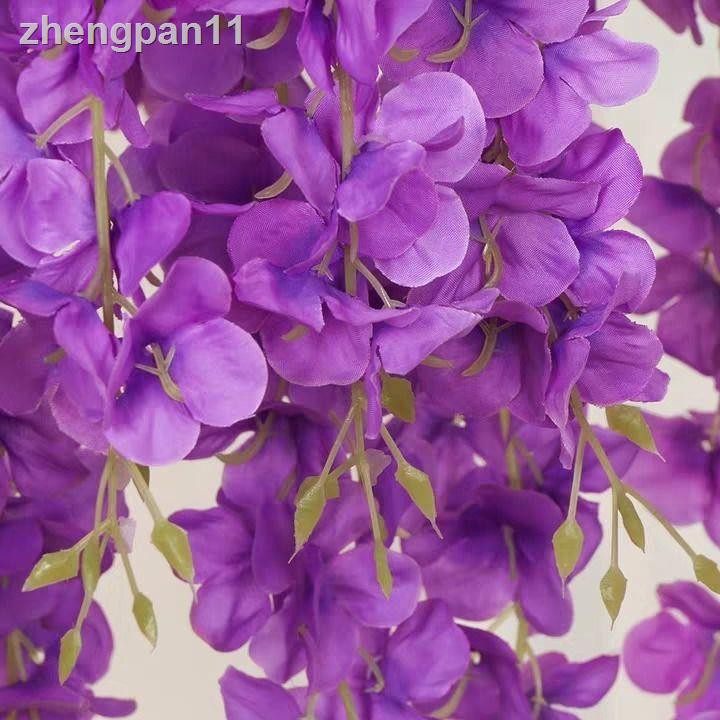 仿真紫藤花假花紫羅蘭吊頂花紫藤婚慶花裝飾藤條裝飾花條塑料藤蔓 蝦皮購物