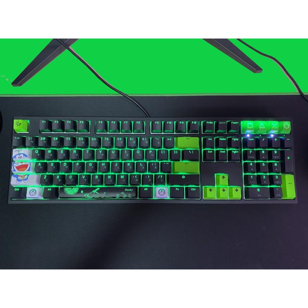 [便宜賣]  Ducky X Razer 聯名款 ONE 2 108鍵 黃軸 中文 RGB