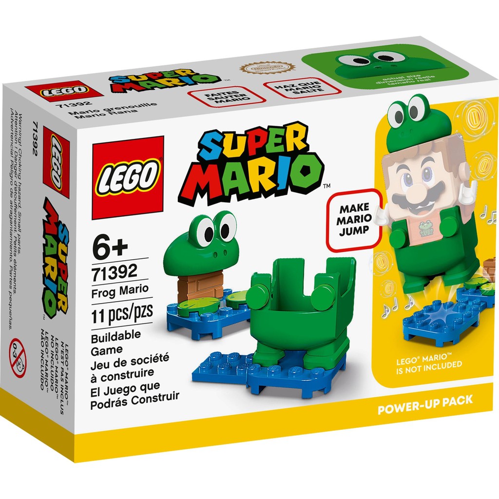 BRICK PAPA / LEGO 71392 Frog Mario Power-Up Pack