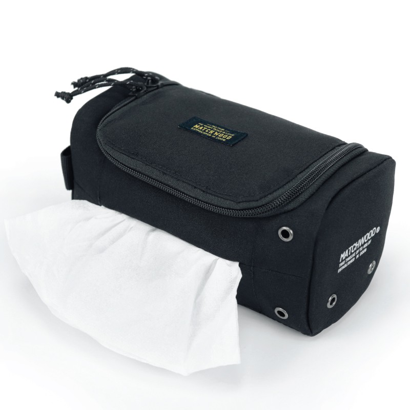 Matchwood Mix Bag 車家兩用面紙包 化妝包 盥洗包混合收納袋 全黑款 軍事風格設計 官方賣場