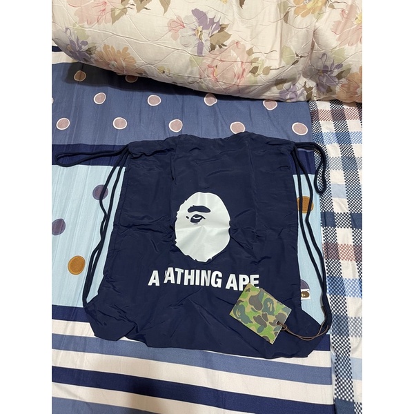 全新 bape 新年福袋產物 束口袋 小包 後背包 猿人 登山包