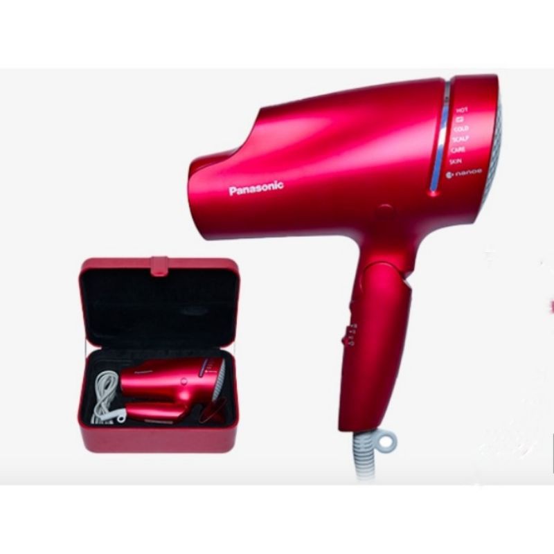 Panasonic 國際牌 EH-NA9B RP 高級精裝版奈米水離子吹風機『附收納盒+送美妝鏡+梳子』