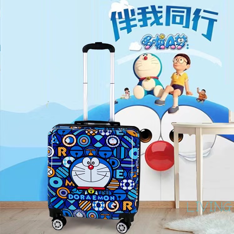 【新款高質感】新款硬殼拉鏈行李箱旅行箱卡通可愛行李箱登機箱 學生旅行箱女18 20 24 吋
