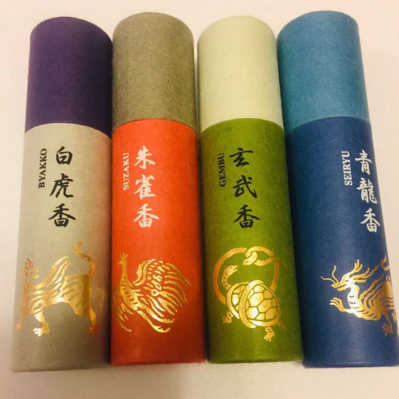 日本京都線香香彩堂四神獸系列入 青龍 白虎 朱雀 玄武 蝦皮購物