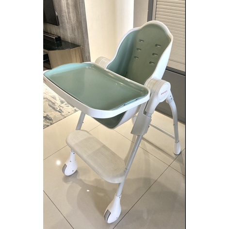 新加坡ORIBEL Cocoon 成長型高腳餐椅 馬卡龍綠 面交 多功能 幼兒 兒童 可平躺