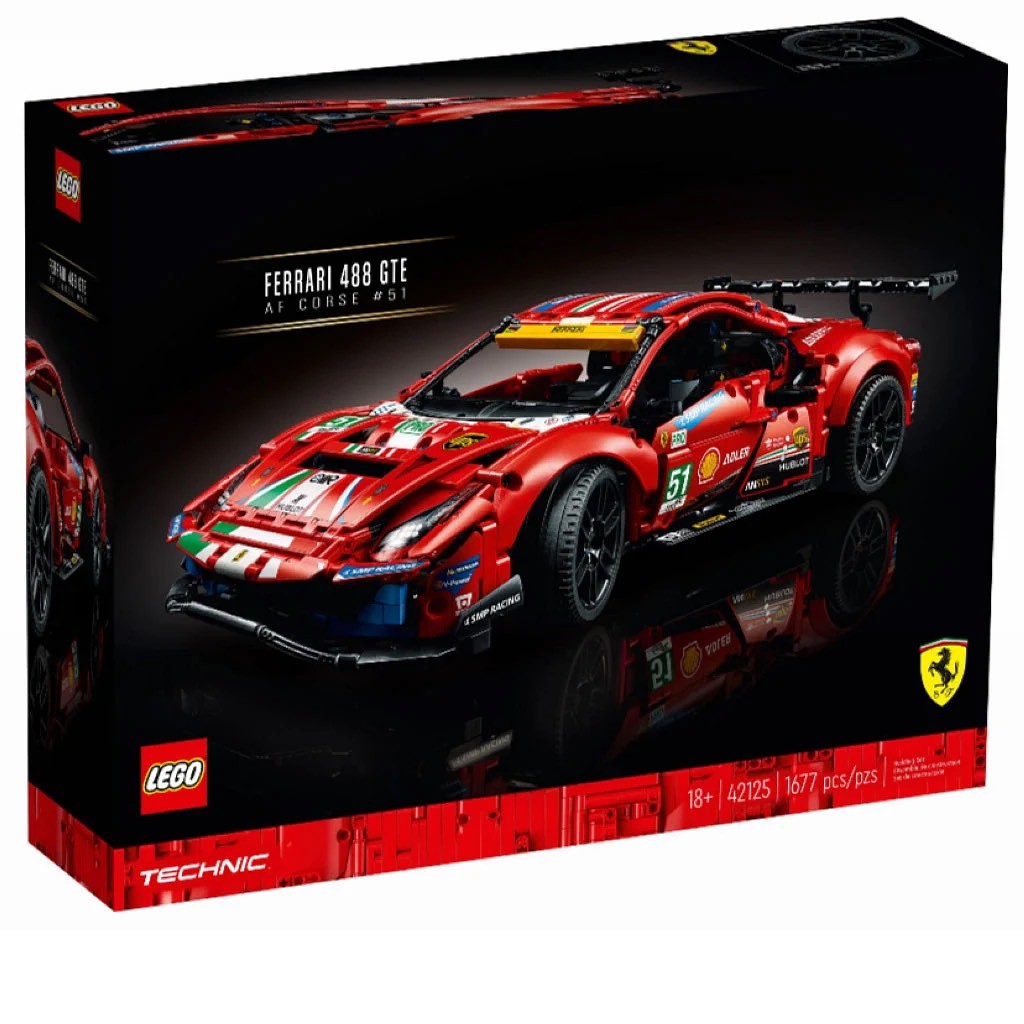 【樂GO】現貨 LEGO 42125 Technic 法拉利 Ferrari 488  科技系列 樂高正版