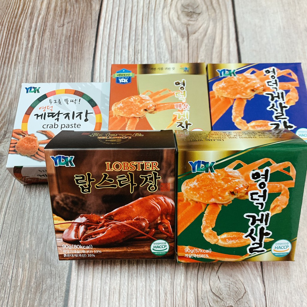 韓國ydk 即食蟹膏即食蟹肉即食蟹醬龍蝦膏蟹膏罐頭拌飯拌麵抹醬 蝦皮購物