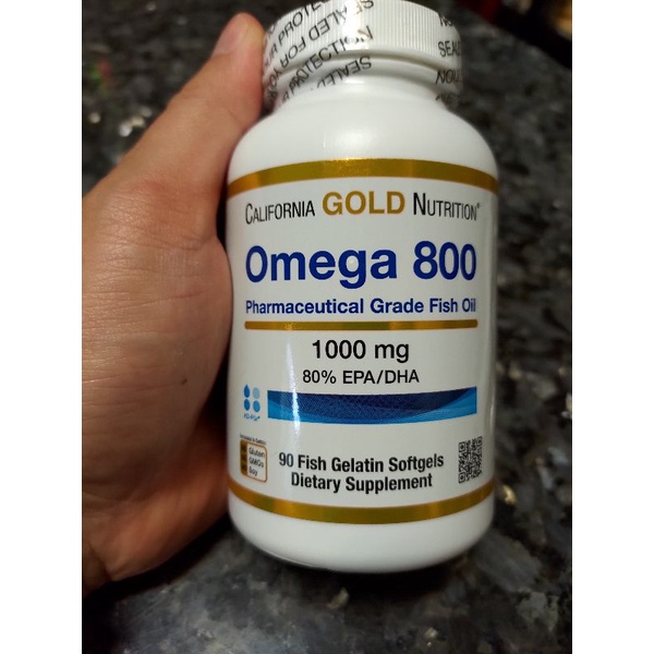 （現貨）California Gold Nutrition Omega 800 德國高濃度頂級魚油 30粒,90粒
