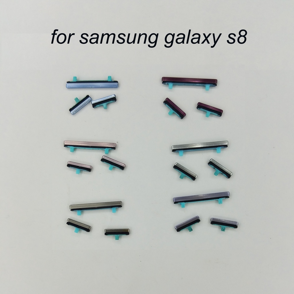 適用於三星 Galaxy S8 G950 G950F S8 Plus G955 G955F 手機殼全新開關鍵排線電源音量