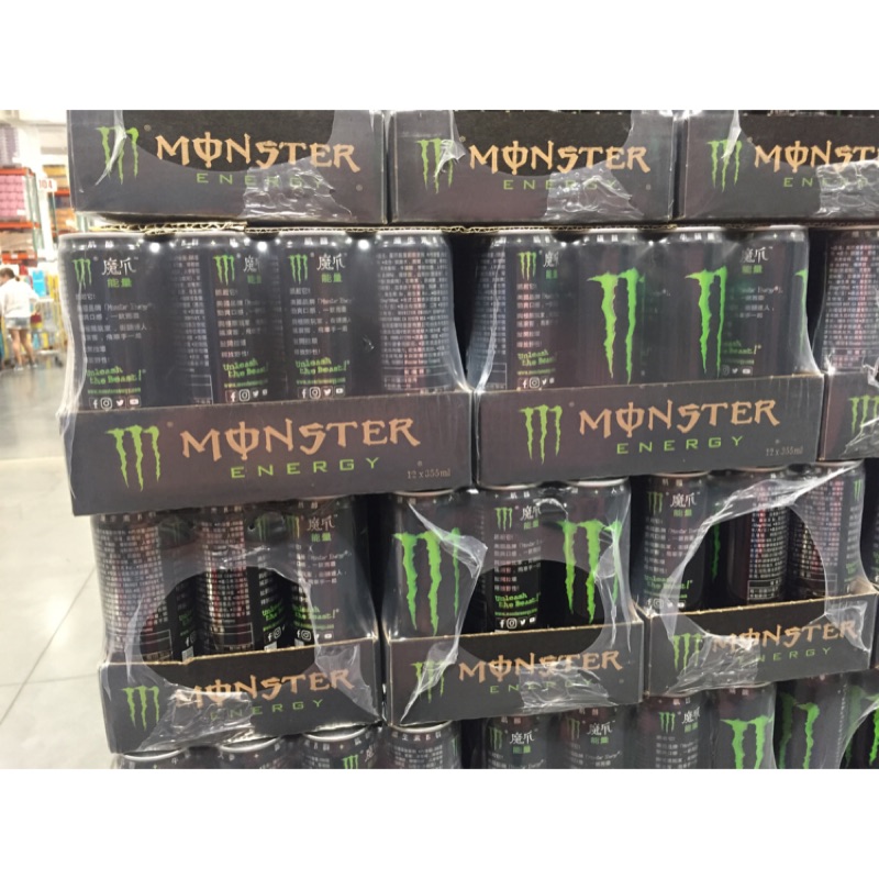 好市多Costco-MONSTER魔爪碳酸能量飲料355ml*12入 #118138