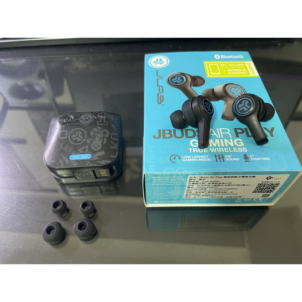 JLab JBuds Air Play 真無線藍牙電競耳機 二手