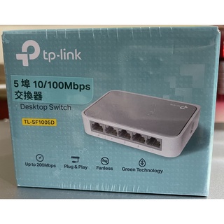 【TP-LINK】TL-SF1005D 5埠100Mbps桌上型乙太網路交換器