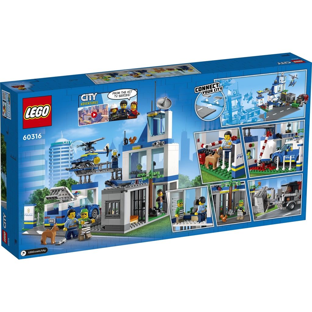 【群樂】建議選郵寄 盒組 LEGO 60316	City-城市警察局