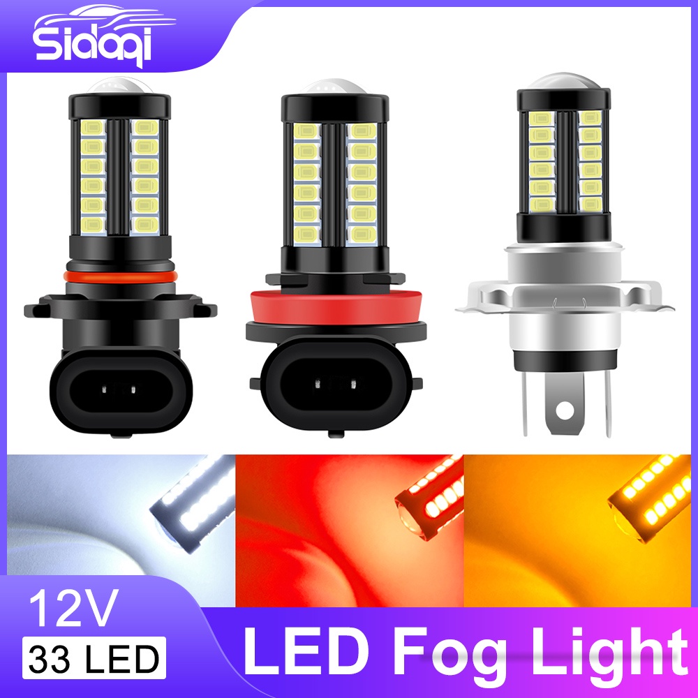 2 件霧燈 H4 H7 H8 H16 9005 9006 P13W 33SMD H11 LED 霧燈停車燈泡 5730