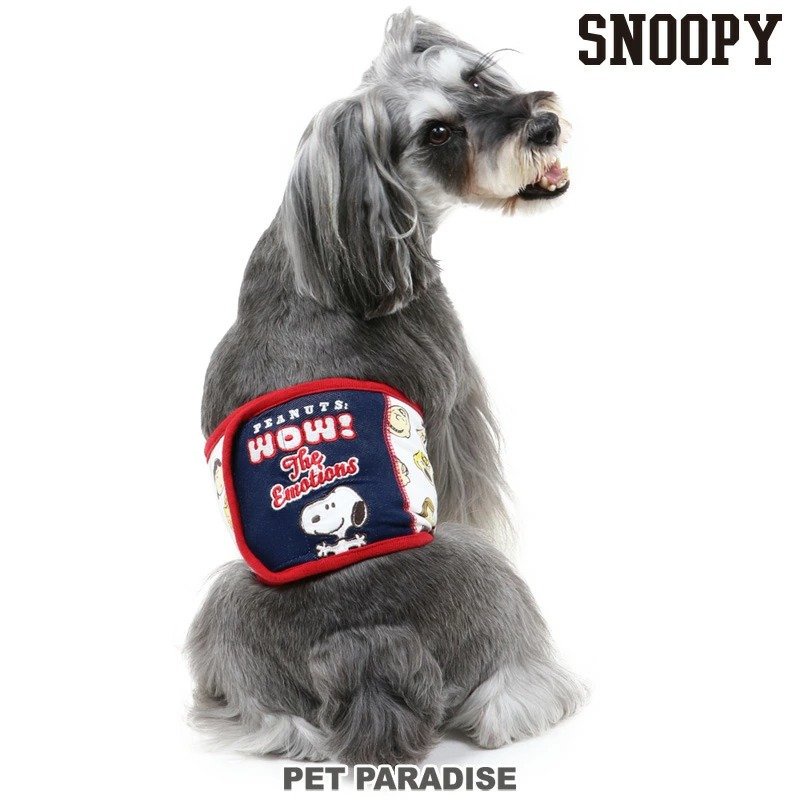 帕彼愛逗  日本 pet paradise 代理 SNOOPY 大頭經典 禮貌帶 / 大狗 [M214]