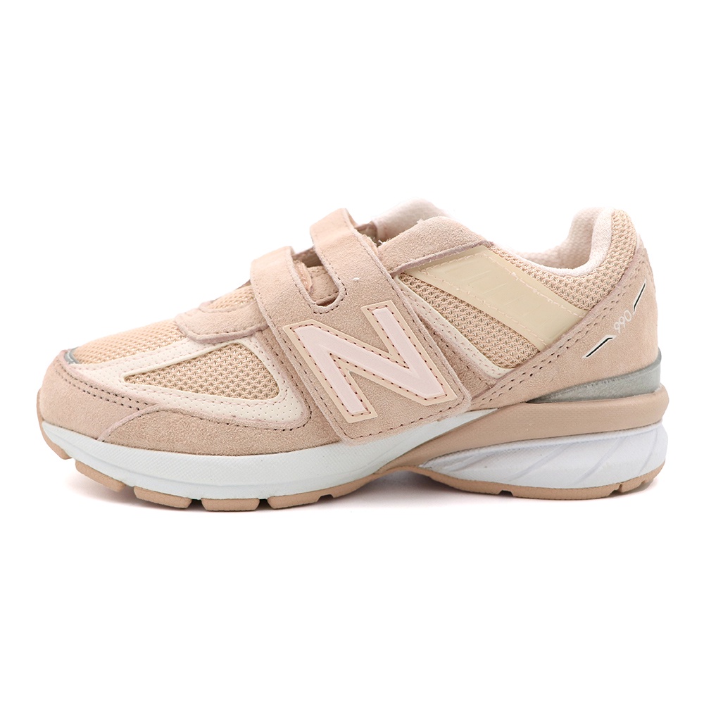 New Balance 990 NB 魔鬼氈 復古  運動鞋 中大童 粉 R8578 (PV990PL5)