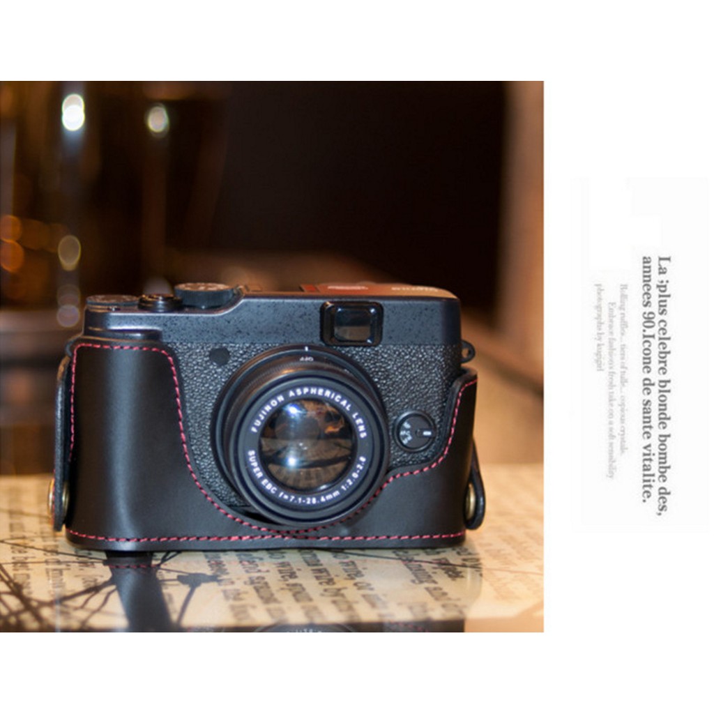 [愛懶懶] Fujifilm X20 X10 真皮 皮套 相機底座 牛皮 富士 真皮底座 相機皮套 真皮相機包
