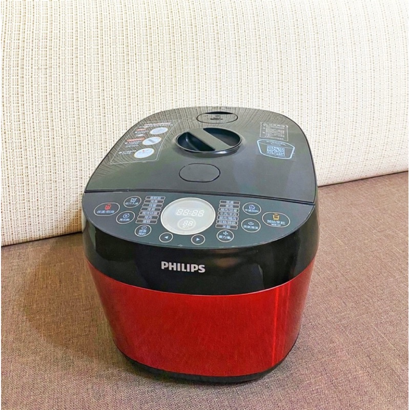 Philips飛利浦雙重溫控智慧萬用鍋HD2143（紅小萬）