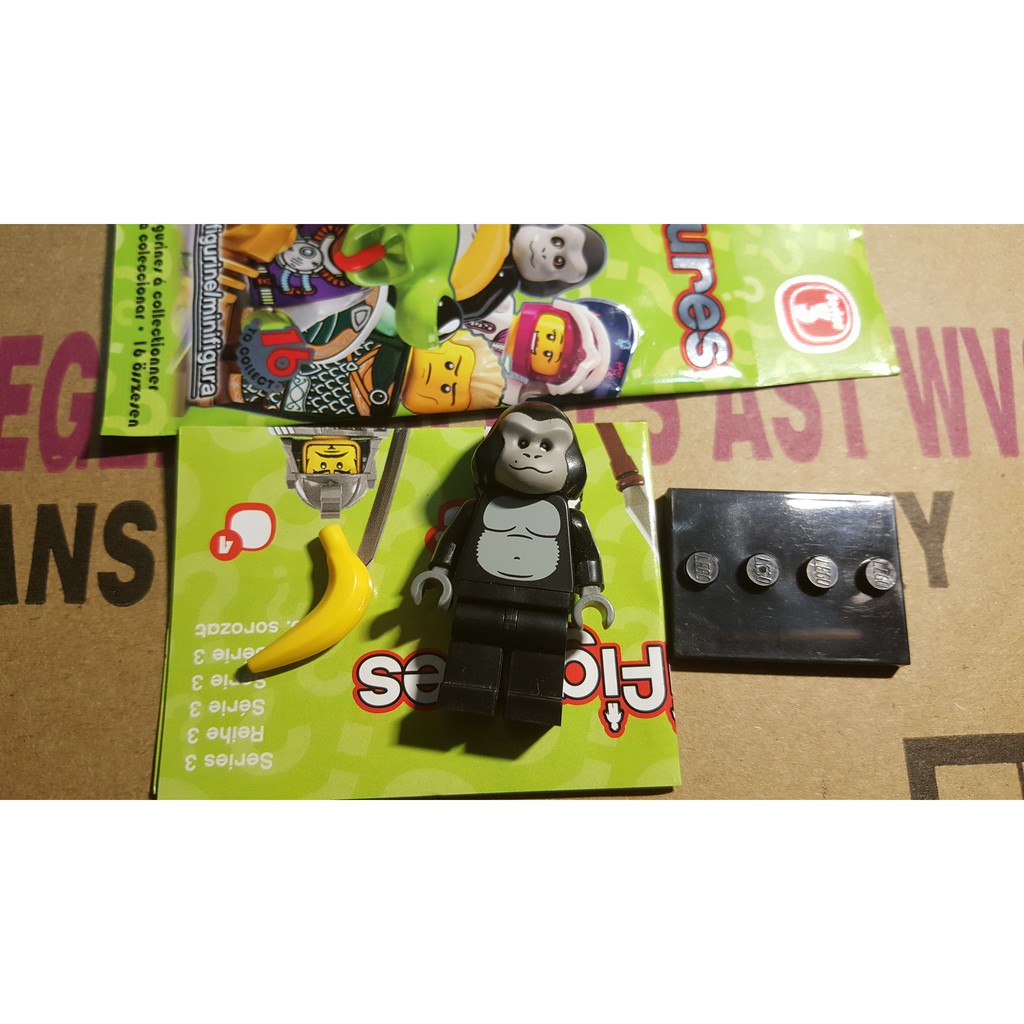 Lego 樂高 人偶包 抽抽包 8803 第3代 猩猩人
