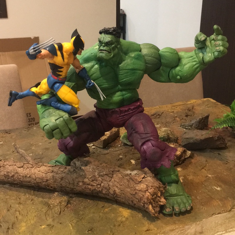 Marvel legends 浩克大戰金鋼狼 sideshow