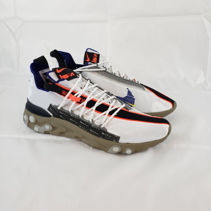 nike react wr ispa white
