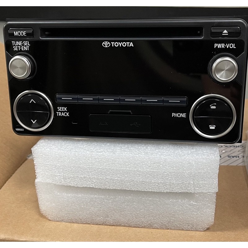 TOYOTA 原廠音響主機 支援FM AM CD MP3 AUX 藍芽