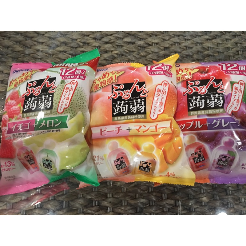 日本ORIHIRO不沾手低卡蒟蒻果凍（雙口味）