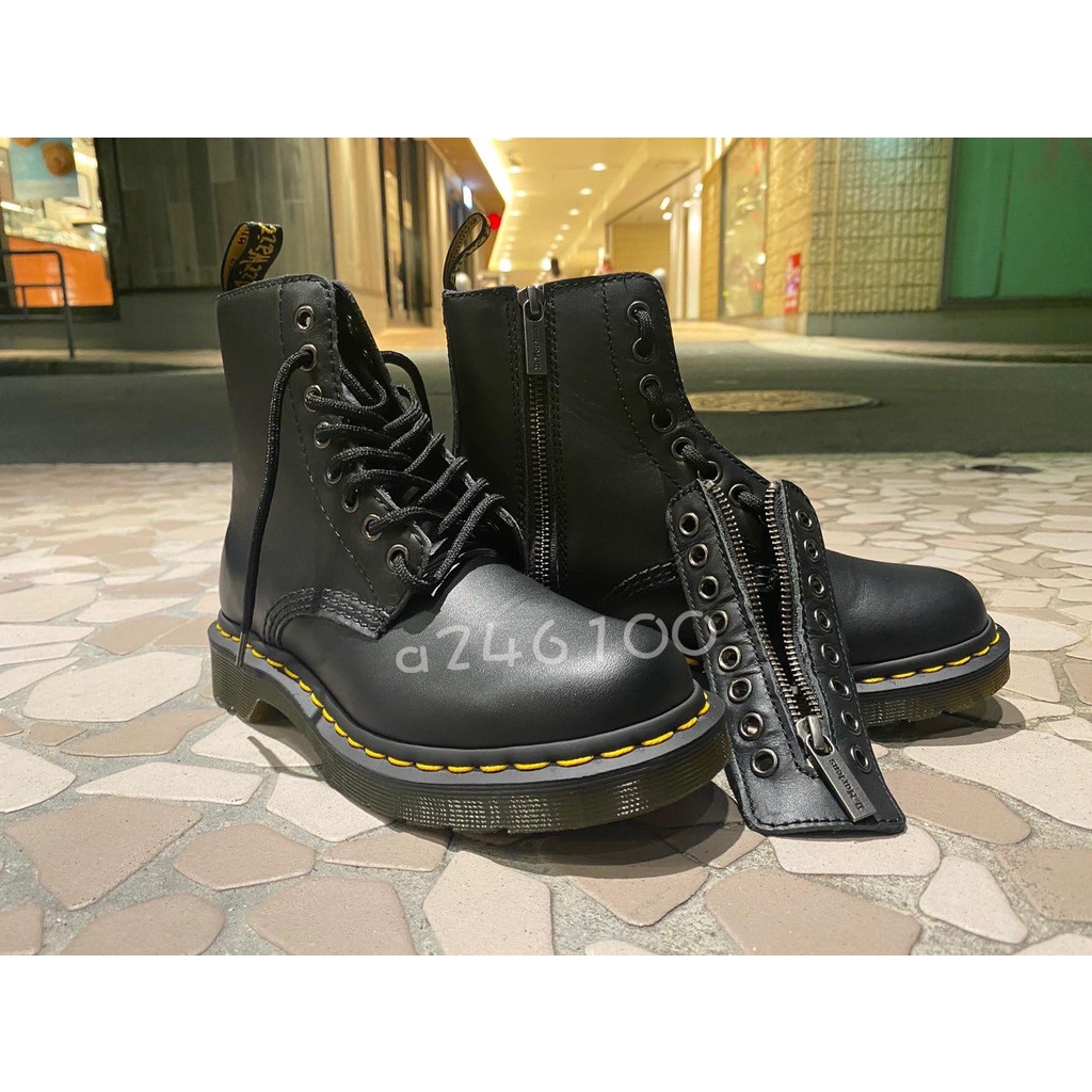 Dr.Martens 1460 八孔 軟皮拉鍊款