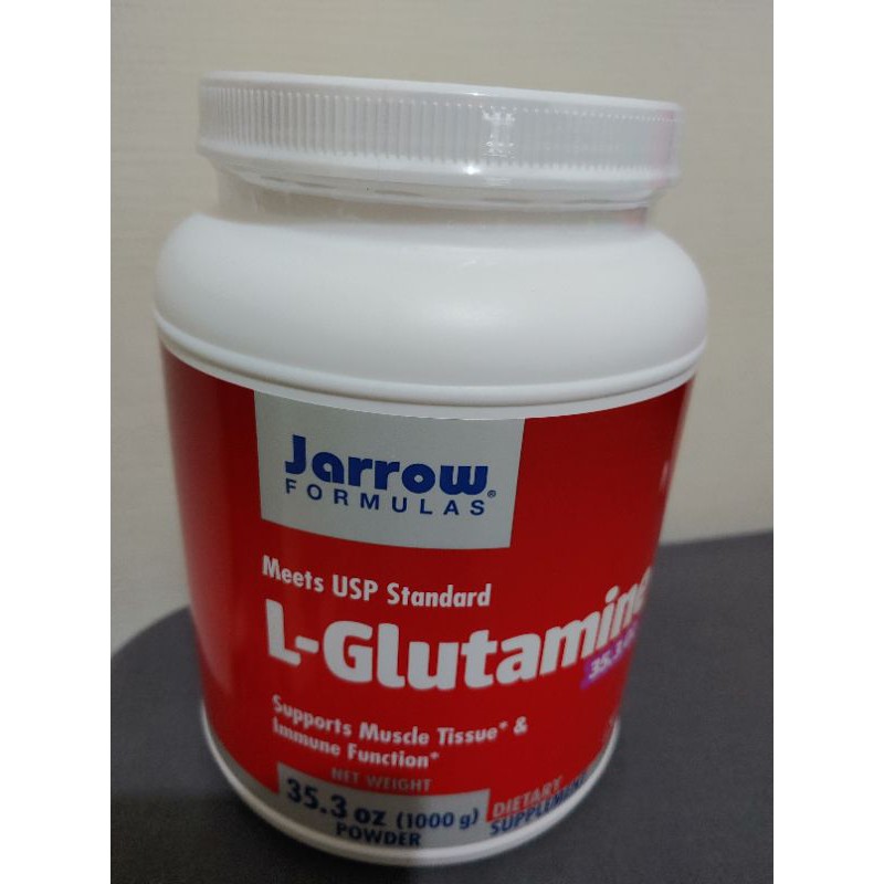 Jarrow L-Glutamine 左旋穀氨醯胺粉 左旋麩醯胺酸粉 1000克 全新