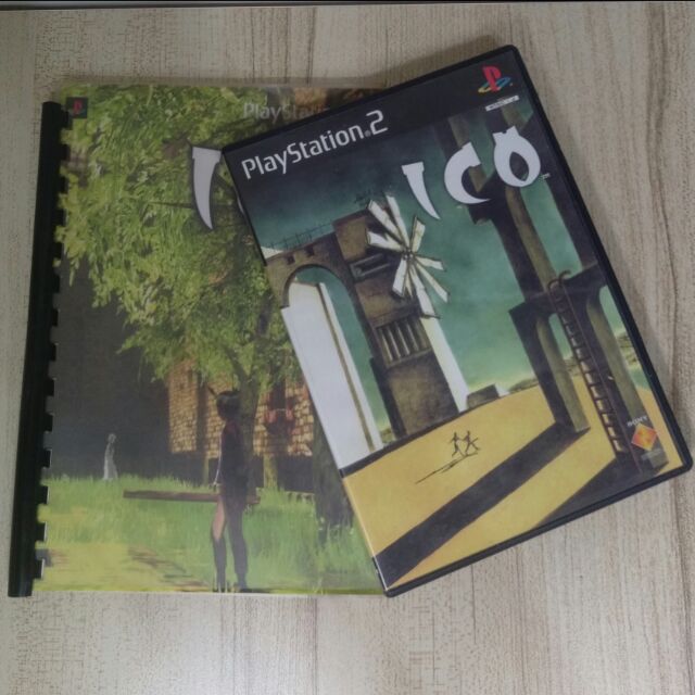Ps2 Ico古城迷霧原版遊戲光碟 攻略書 蝦皮購物